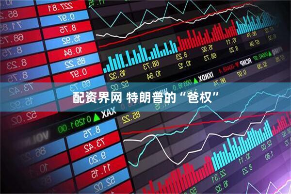 配资界网 特朗普的“爸权”
