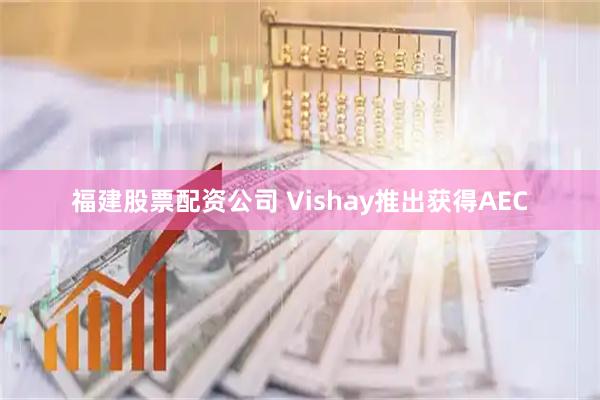 福建股票配资公司 Vishay推出获得AEC
